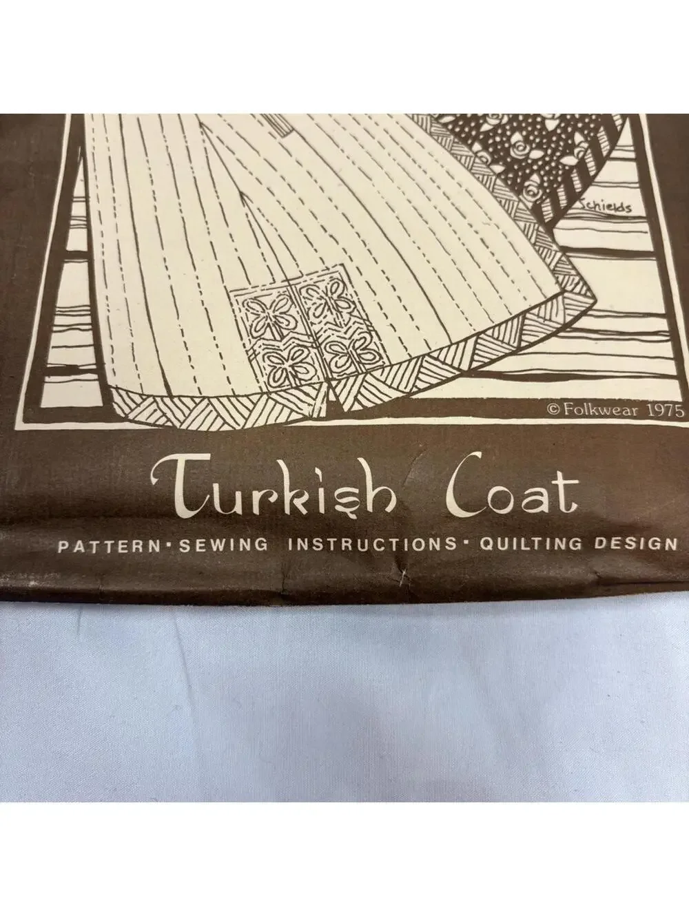 Vintage Folkwear Pattern 106 Turkish Coat One Size